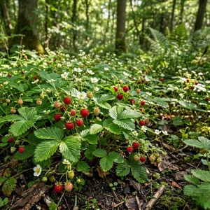 Wild Strawberry Plant - Fragaria Virginiana - Live Plant - 3 Inch Pot - Winter Hardy - Image 1