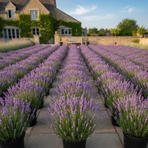 Lavender Live Plant - Fragrant Purple Blooms, 4-7 inches Tall in 4 inch Pot - Image 1