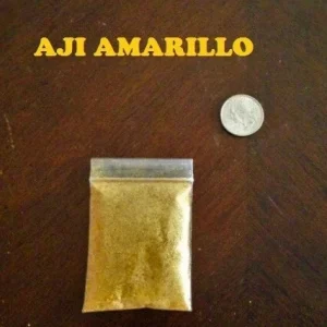 Aji Amarillo Powder - Authentic Peruvian Yellow Chili Spice - 8.5 Grams Sample - Image 1