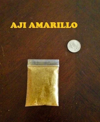 Aji Amarillo Powder Sample - 8.5 Grams Peruvian Chili Spice Cusqueno Hen - Image 1
