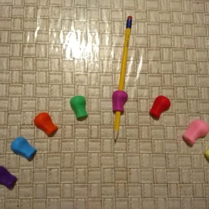 Occupational Therapy Pencil Grip for Handwriting Aid – Kids & Adults – Single Unit - Image 1