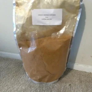 Red Ghost Pepper Powder 1kg (2.2 Lbs) - Bhut Jolokia Hot Chili Spice for Cooking - Image 1