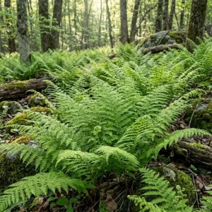 10 Hay Scented Fern Rhizomes - Live Perennial Bare Root Plants 3-6" Long for Outdoor Shade - Image 1
