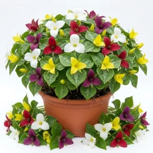 15 Assorted Trillium Bulbs - Wood Lily Tubers for Partial Shade Gardens - Image 1