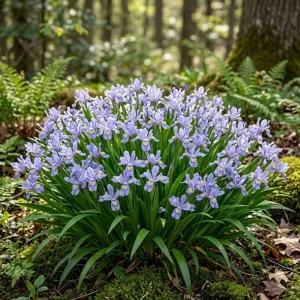 5 Blue Crested Wild Iris Bulbs - Perennial Spring Flowering Plants for Woodland - Image 4