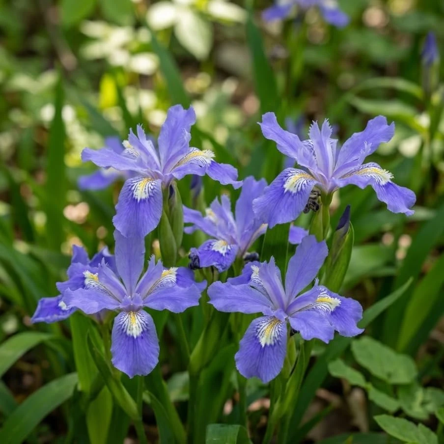 5 Blue Crested Wild Iris Bulbs - Perennial Spring Flowering Plants for Woodland - Image 6
