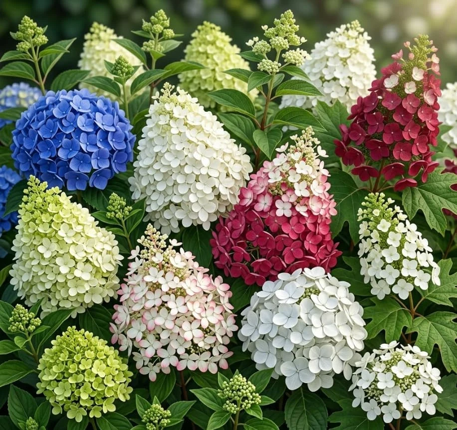 Assorted Hydrangea Live Plants - 2-Pack, 4-inch Pot, 6-12 inches Tall, Outdoor - Image 2