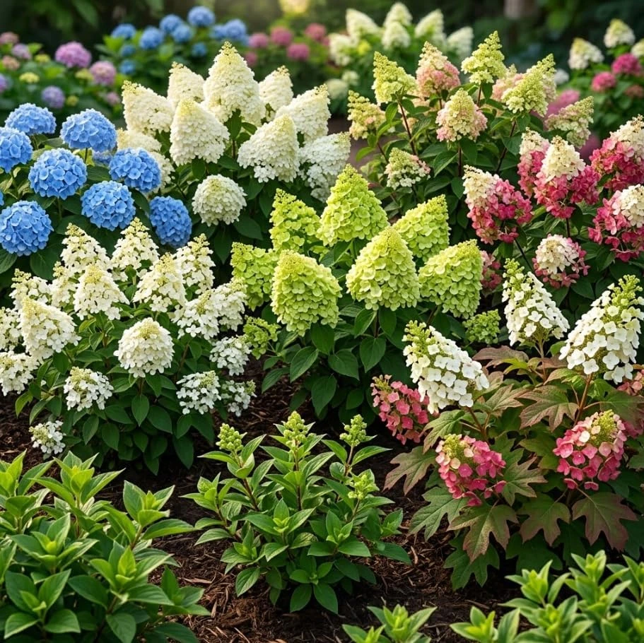 Assorted Hydrangea Live Plants - 2-Pack, 4-inch Pot, 6-12 inches Tall, Outdoor - Image 7
