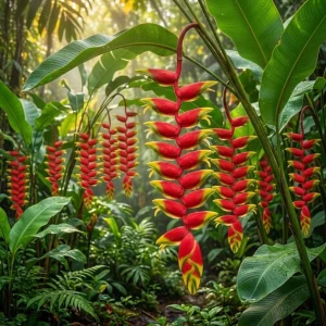 Heliconia Rostrata Rhizomes - Pack of 2, 6-8 Inches, Tropical Hanging Lobster Claw Plant - Image 3