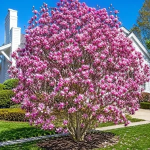 Jane Magnolia Tree Live Plant - Purple Pink Flowers - 1-2 ft Tall Gallon Pot Outdoor Shrub - Image 2