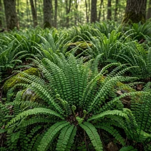 Maidenhair Spleenwort Fern Rhizomes - 10 Count Bare Root Live Plants, 3-6" Long, Outdoor Perennial - Image 1