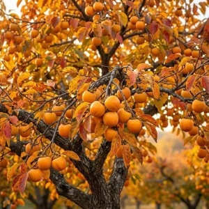 Pack of 2 American Persimmon Live Trees - 7-14