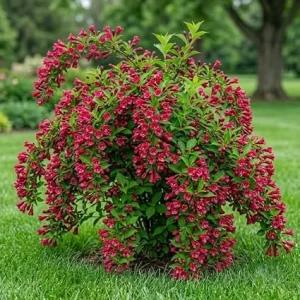 Ruby Red Weigela Live Plant - Reblooming Shrub, 6-12 Inch Tall, 4 Inch Pot, Outdoor - Image 3