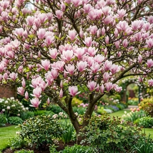Saucer Magnolia Shrub Tree Live Plant, 6-12